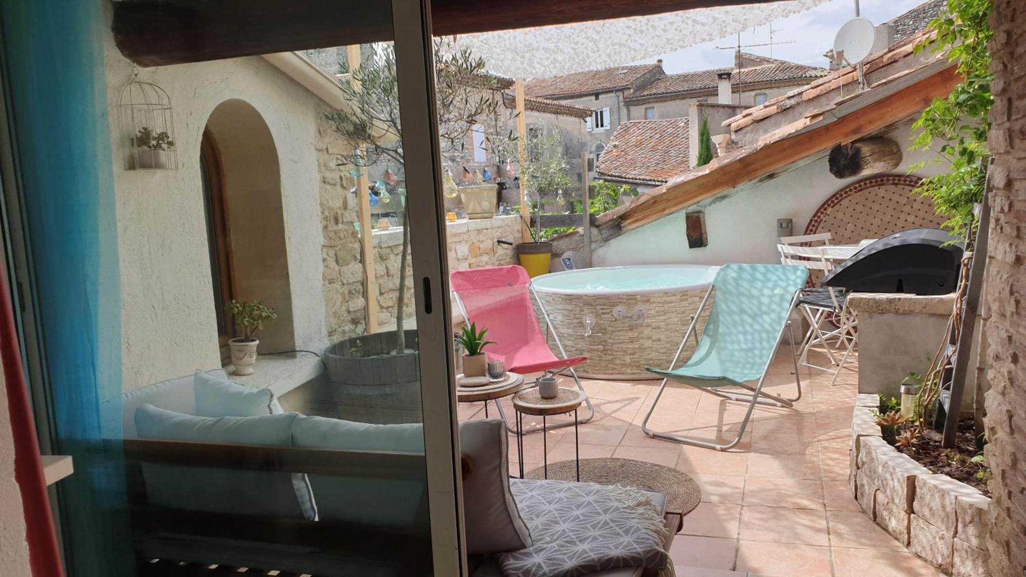 Maison Avec Jacuzzi Et Terrasse Sur Les Toits Brignon Εξωτερικό φωτογραφία