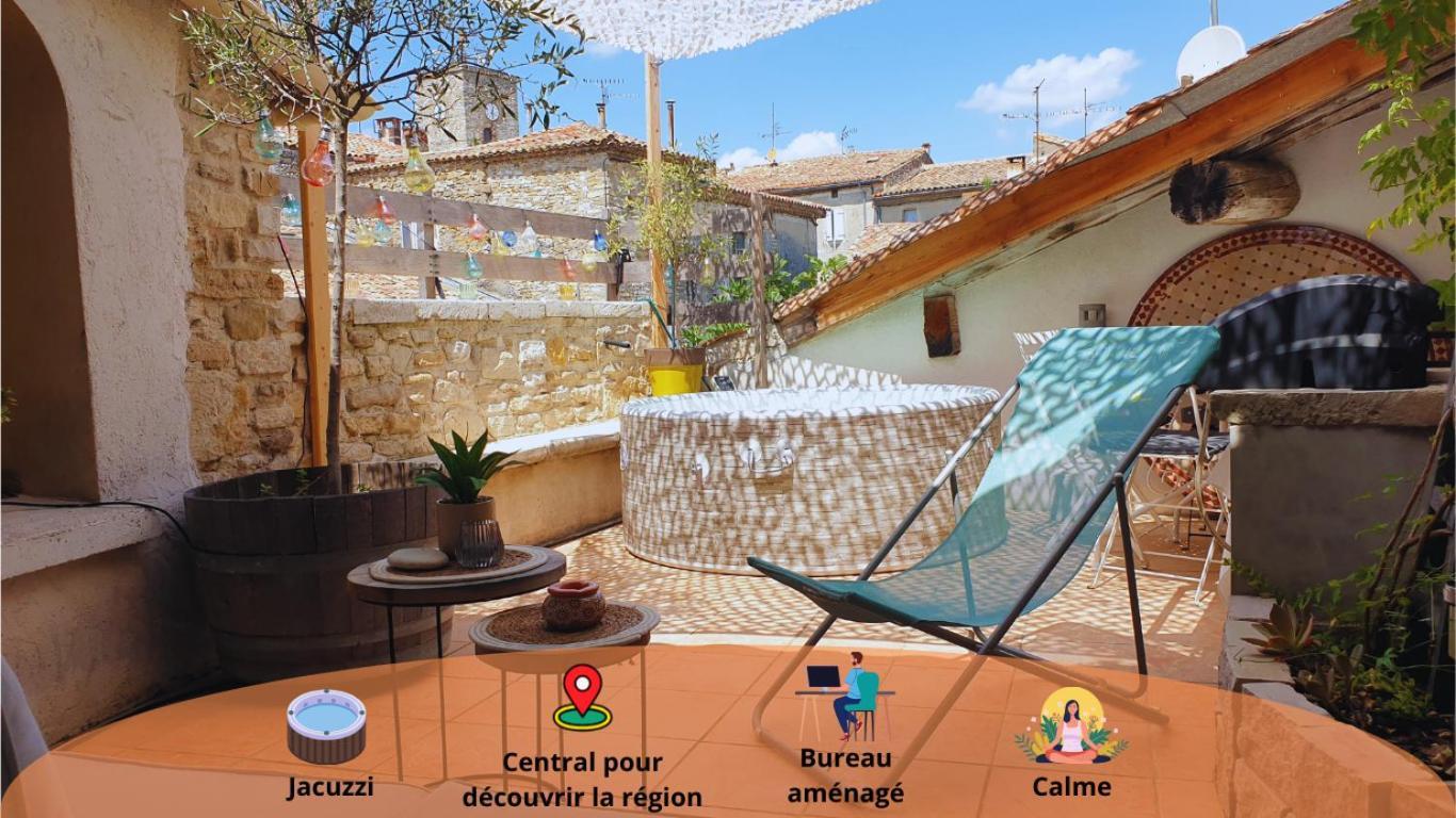 Maison Avec Jacuzzi Et Terrasse Sur Les Toits Brignon Εξωτερικό φωτογραφία